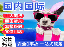 阿坝红原航空邮寄国际宠物托运 【国